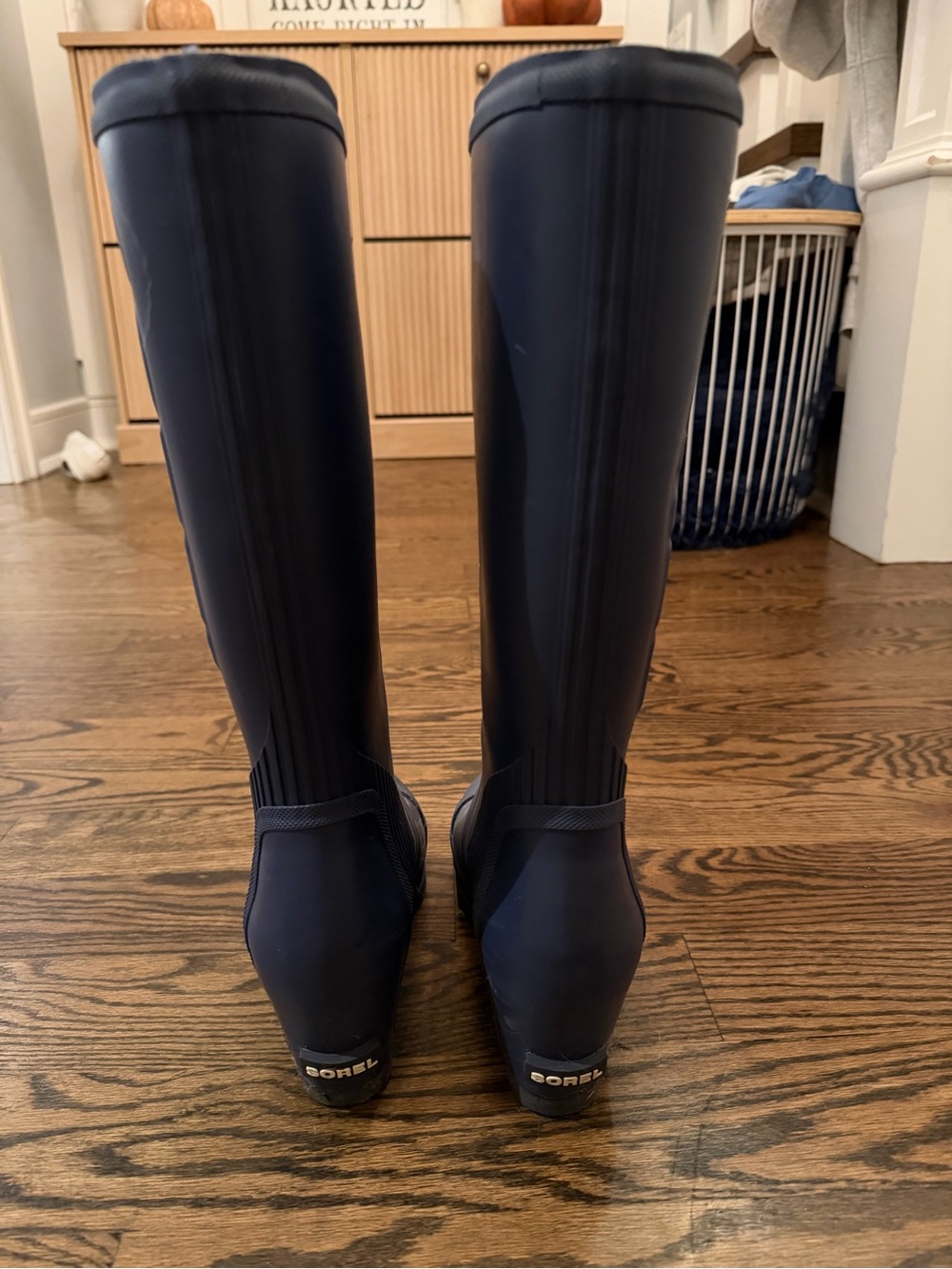 Sorel Tall Navy Waterproof Rain Boots